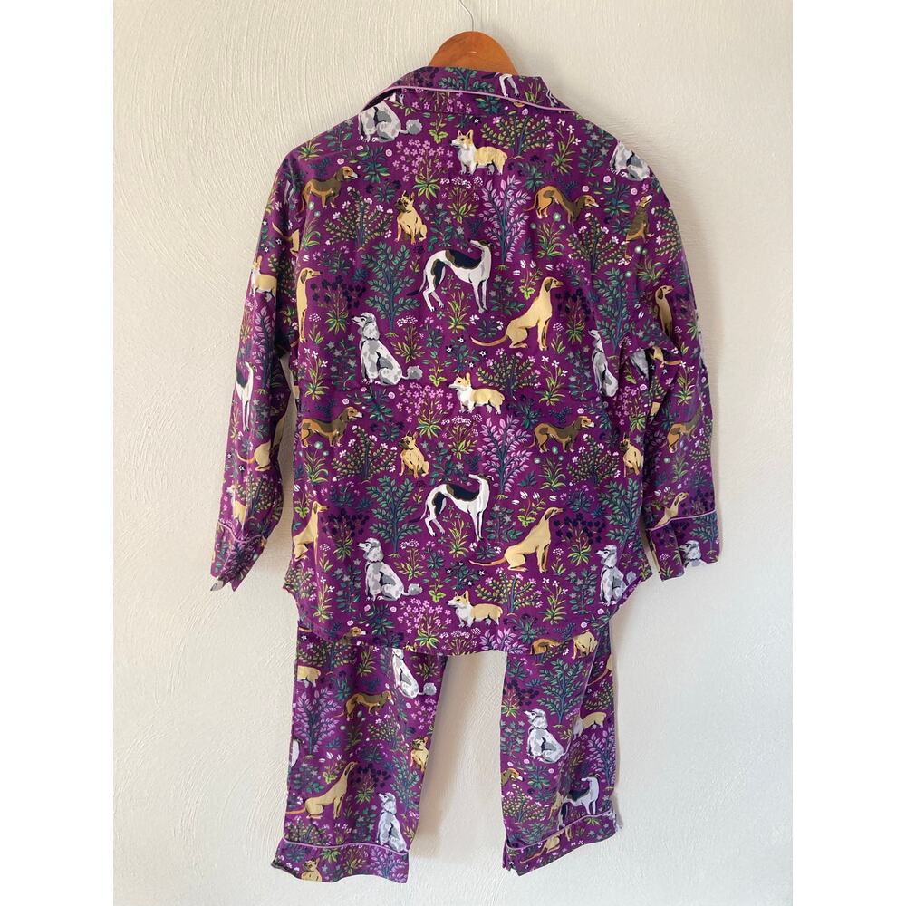 Printfresh Amethyst Purple Must Love Dogs Long Sleeved Cotton Pajama Set S - Picture 11 of 16